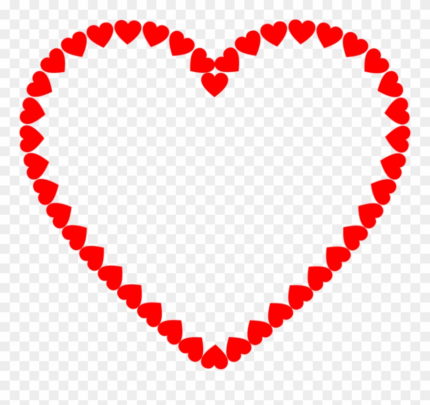 Valentine's Day Romance Love Heart Greeting & Note - Heart Clipart