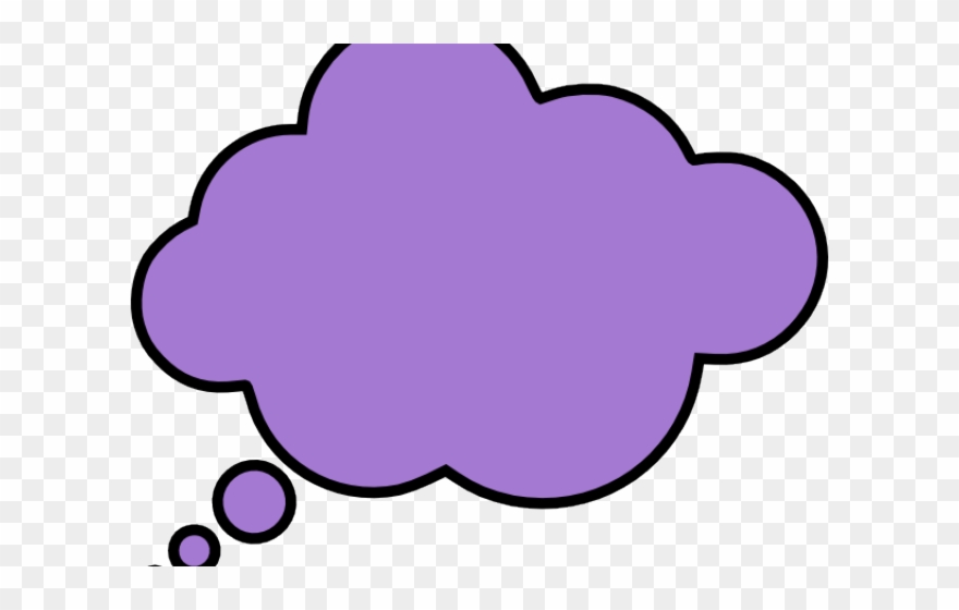 Dream Clipart Final Thought - Thought Cloud Png Pink Transparent Png