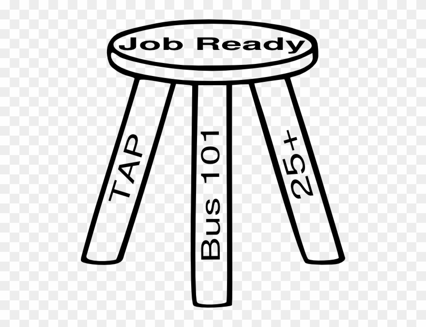 Clip Transparent Download Three Outline Clip Art - Three Legs Of A Stool - Png Download