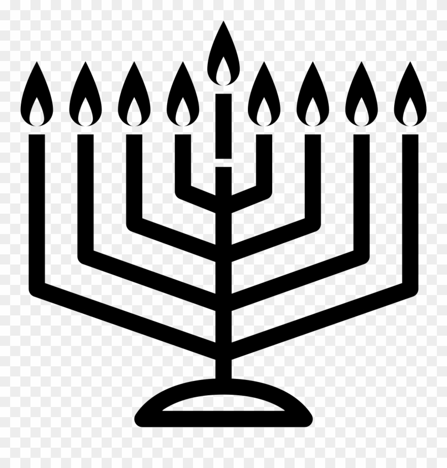 Pictures Of Judaism Symbols - Hanukkah Png Clipart