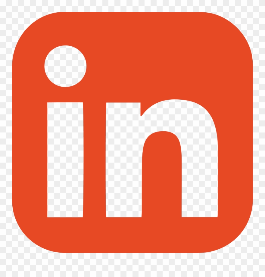 Linkedin Icon Dark Blue Clipart