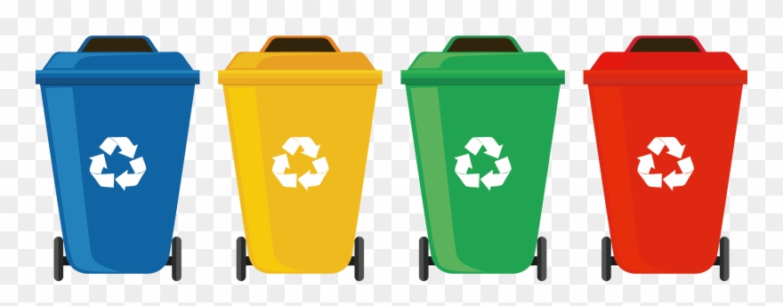 Garbage Clipart Wastebin - Recycle Bins Png Transparent Png