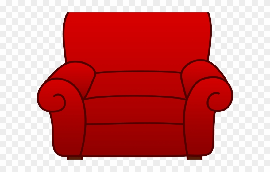 Furniture Clipart Cartoon - Comfy Chair Clipart Png Transparent Png