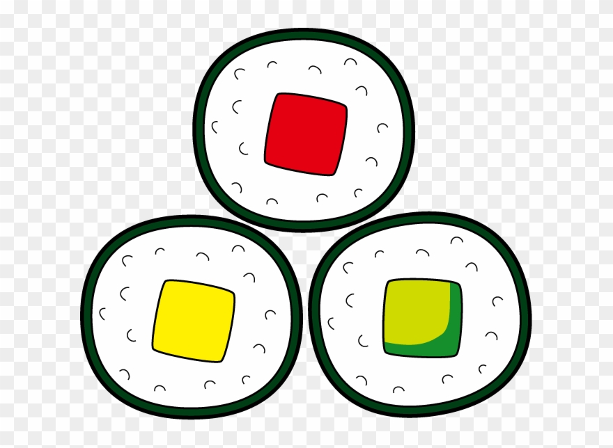 Sushi Clipart The Cliparts - Sushi - Png Download