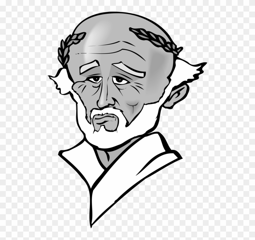 Philosopher Ancient Greek Philosophy Drawing Cartoon - Greek Philosophers Clipart - Png Download