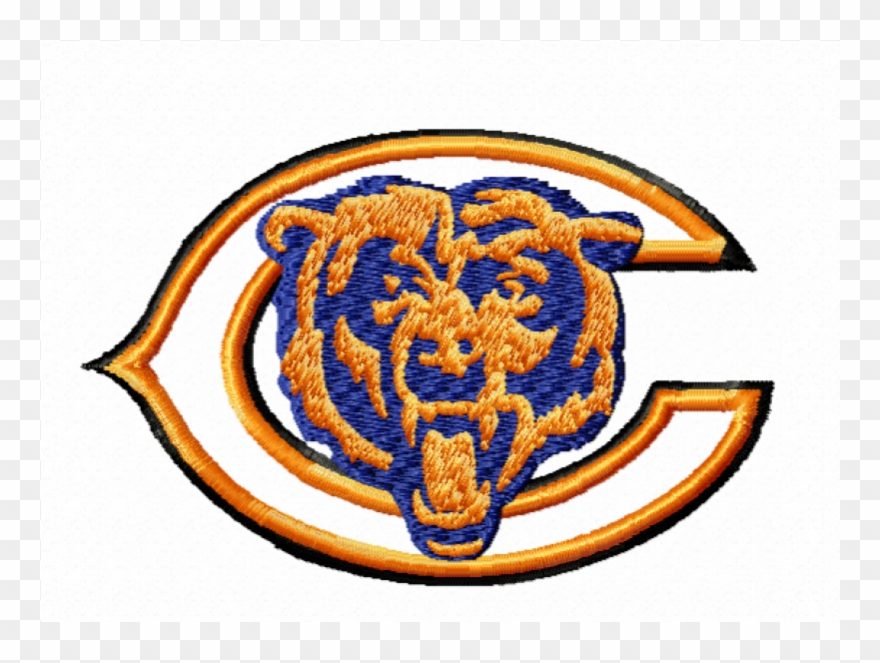 Chicago Bears Logo Png - Embroidery Chicago Bears Patch Clipart