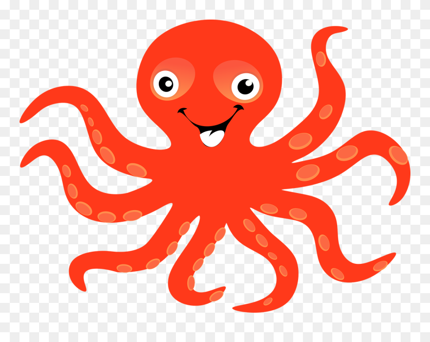 Octopus Clipart Gambar Pencil And In Color Png - Octopus Throw Blanket Transparent Png