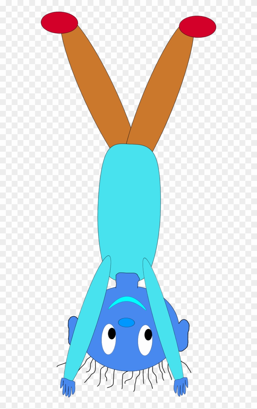 Handstand Clipart - Clip Art - Png Download