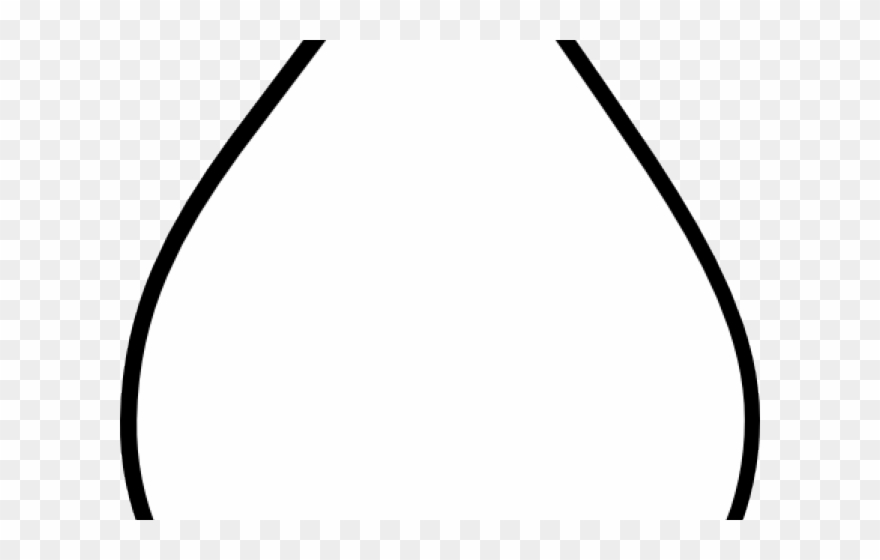 Dew Drop Clipart Teardrop - White Raindrop - Png Download