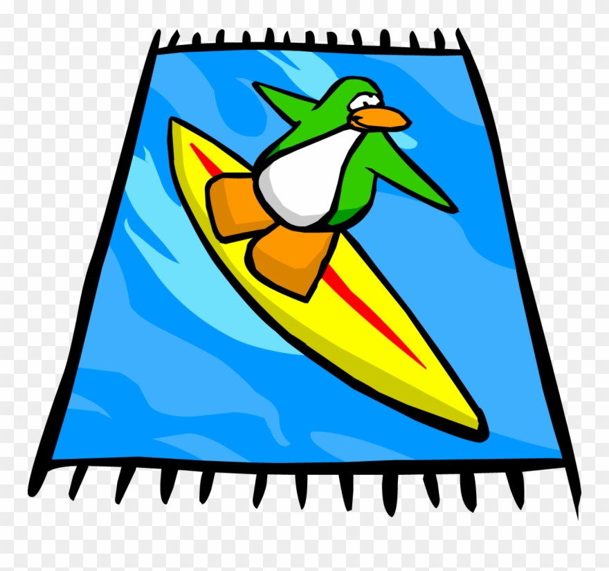 Surf Beach Club Penguin Wiki Fandom Powered - Png Beach Towels Clipart
