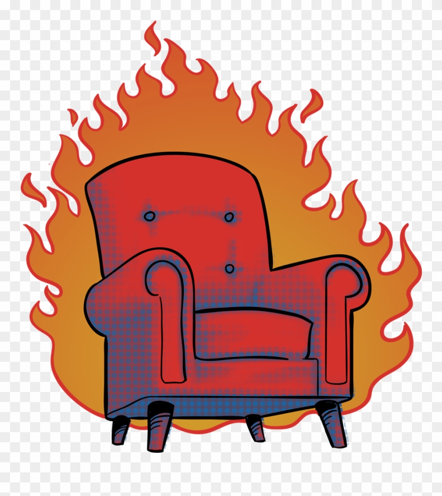 Hot Clipart Chair Graphic Library Stock - Hot Seat - Png Download