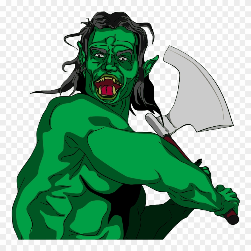 Free Goblin Clipart - Free Ogre Clipart - Png Download