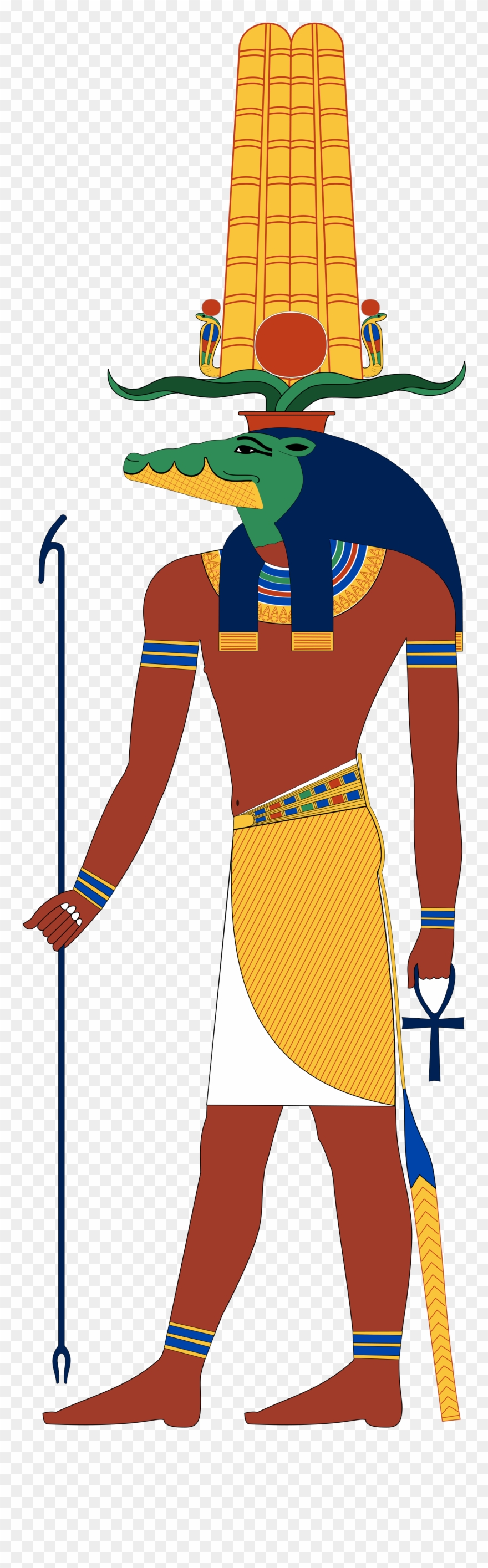 Goddess Clipart Egyptian - Anhur Egyptian God - Png Download