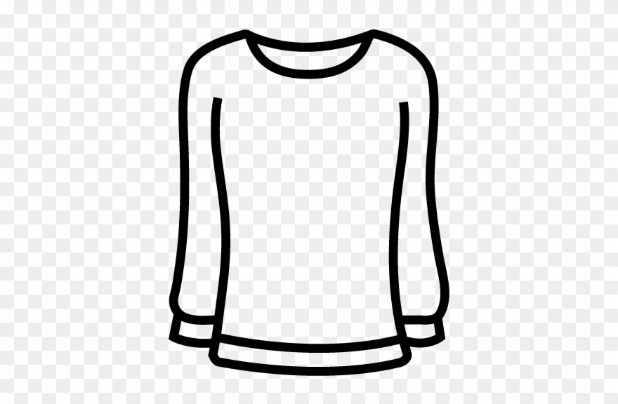 Sweaters - Line Art Clipart