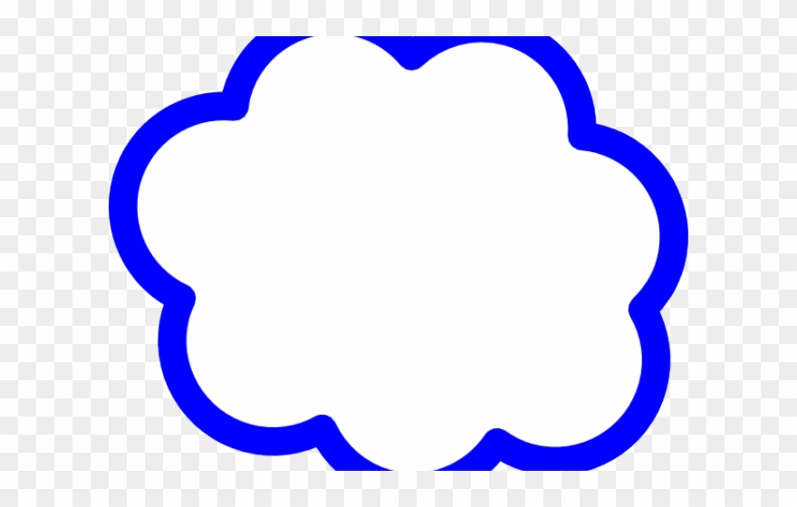 Clouds Clipart Frame - Png Download