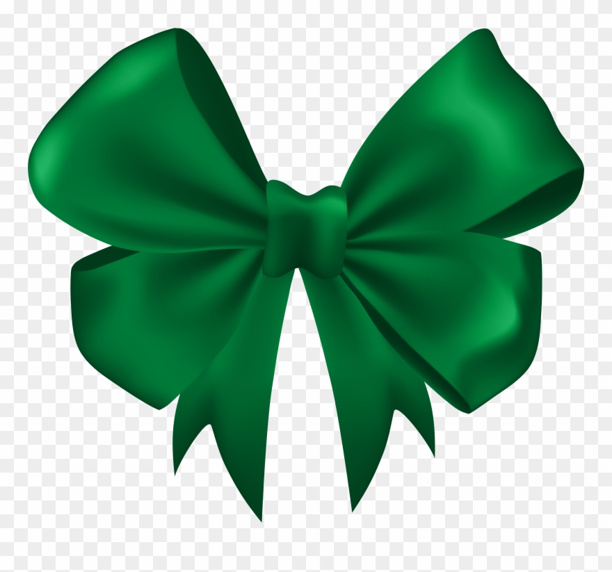 Green Beautiful Bow Clip Art Image Gallery Yopriceville - Png Download