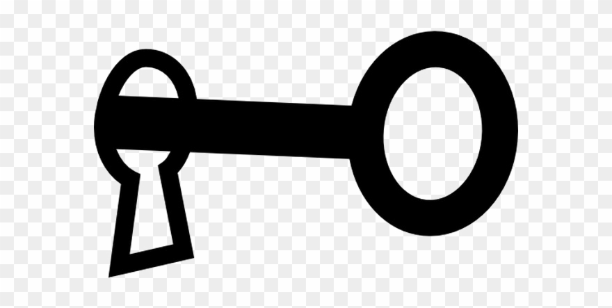 Keyhole Clip Art - Key In Keyhole Icon - Png Download