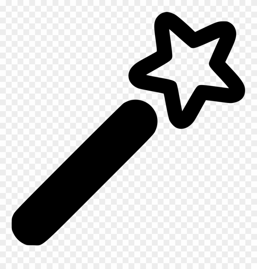 Magic Wand Star Wizard Comments - Portable Network Graphics Clipart