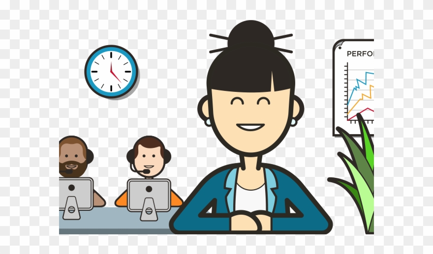 Professional Clipart Call Center Agent - Call Centre - Png Download