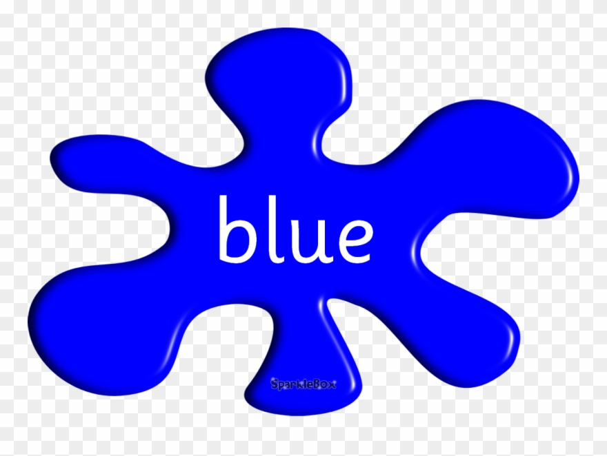 Can Do It Clip Art - Blue Splash Colour Clipart - Png Download