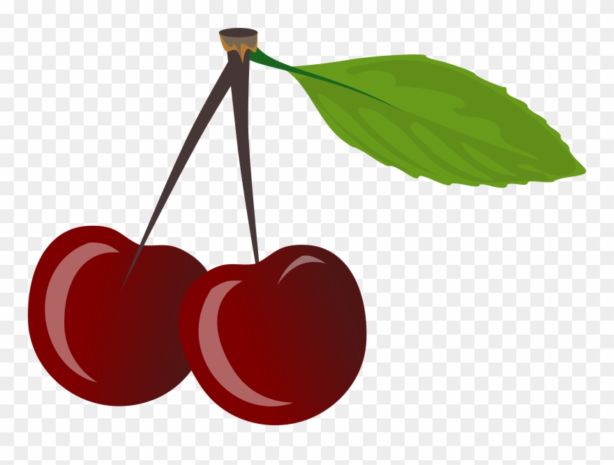 Cherries 2 Clip Art - Clip Art Cherries - Png Download