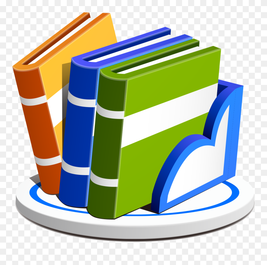 Coloring Book Clip Art Colored - Book - Png Download