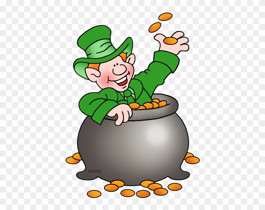 Leprechaun Gold - St Patrick's Day Clip Art - Png Download