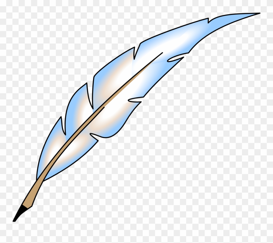 Feather Clipart Chicken Feather - Feather - Png Download