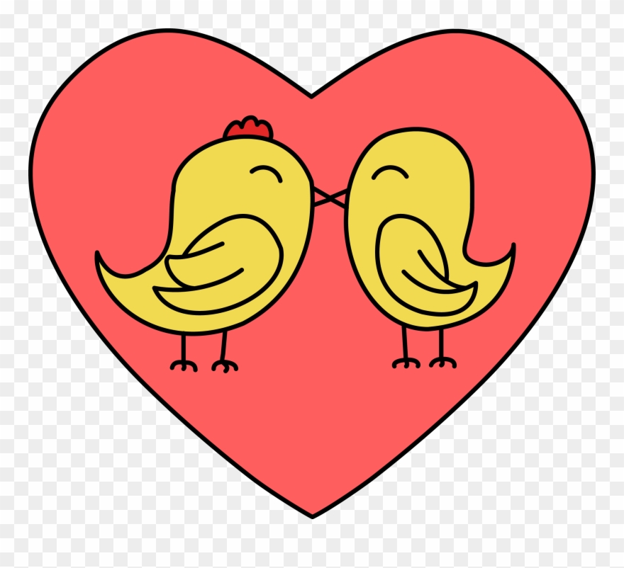 Image For Free Chicks Couple Clip Art - Clip Art - Png Download