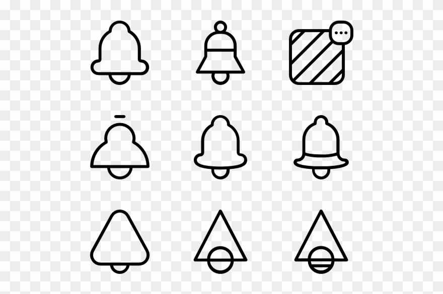 Notification - Bell Flat Icon Clipart