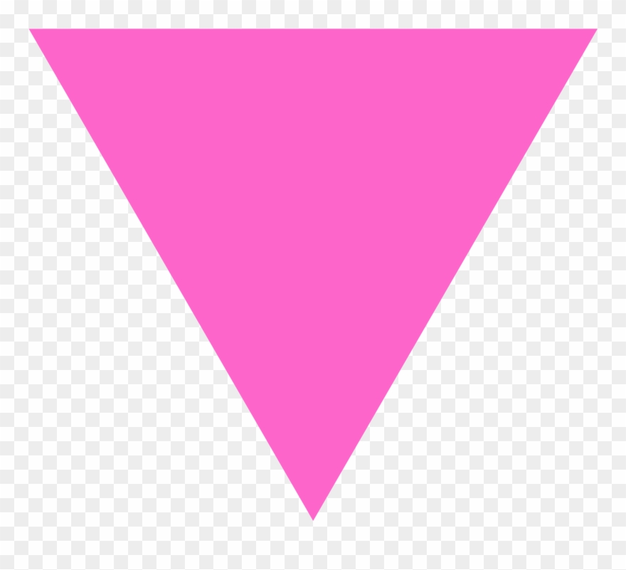 Pink Triangle - Pink Triangle Png Clipart