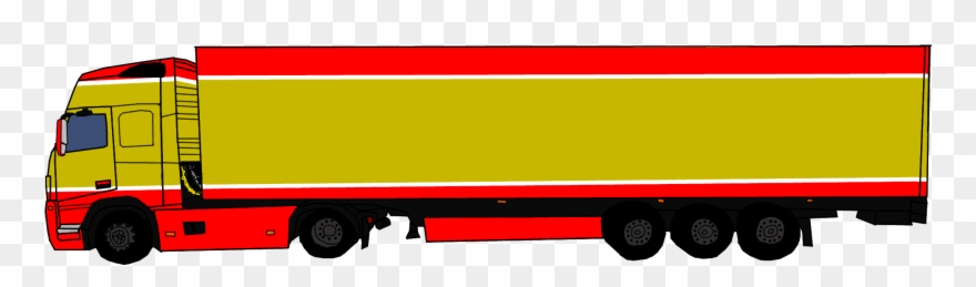 Semi Truck Clip Art - Truck - Png Download