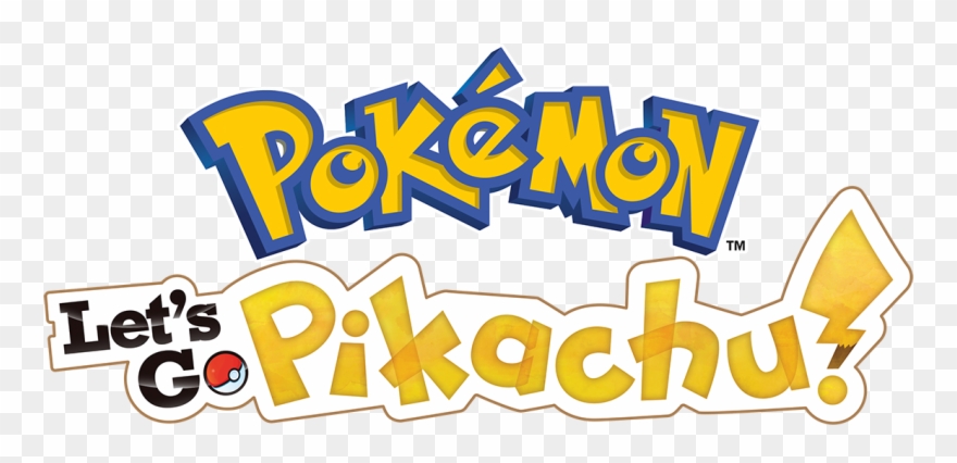 Pokémon Let's Go Pikachu And Eevee - Pokemon Let's Go Pikachu Logo Clipart