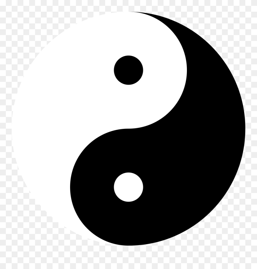 Yin Yang Clipart - Png Download
