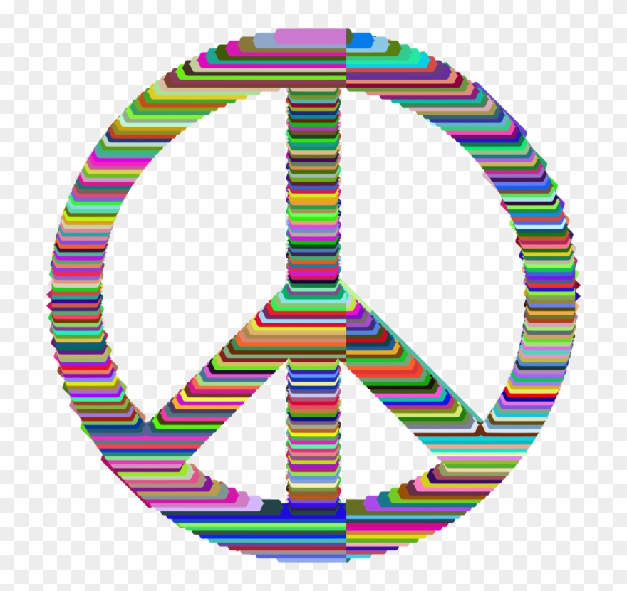 Peace Symbols Yin And Yang Love - Peace And Love Blingee Clipart