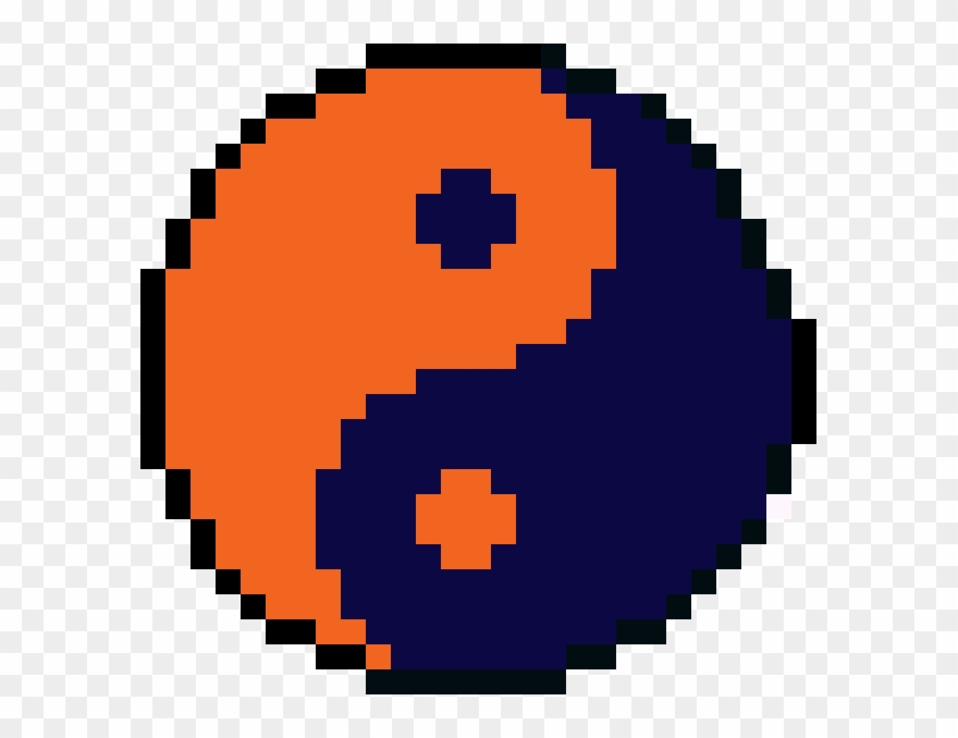 Tide Pods Yin Yang - 8 Bit Yin Yang Clipart