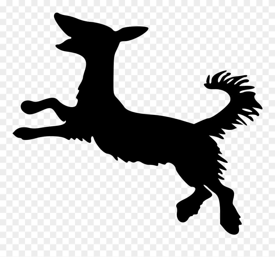 Animal, Canine, Dog, Mammal, Pet, Silhouette - Arthur Rackham Dog Silhouettes Clipart