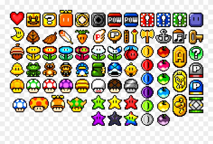Lettuce Clipart Pixel Art - Mario Series - Png Download