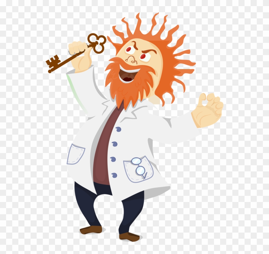 Mad Scientist Science Laboratory Computer Icons - Mad Scientist Shower Curtain Clipart