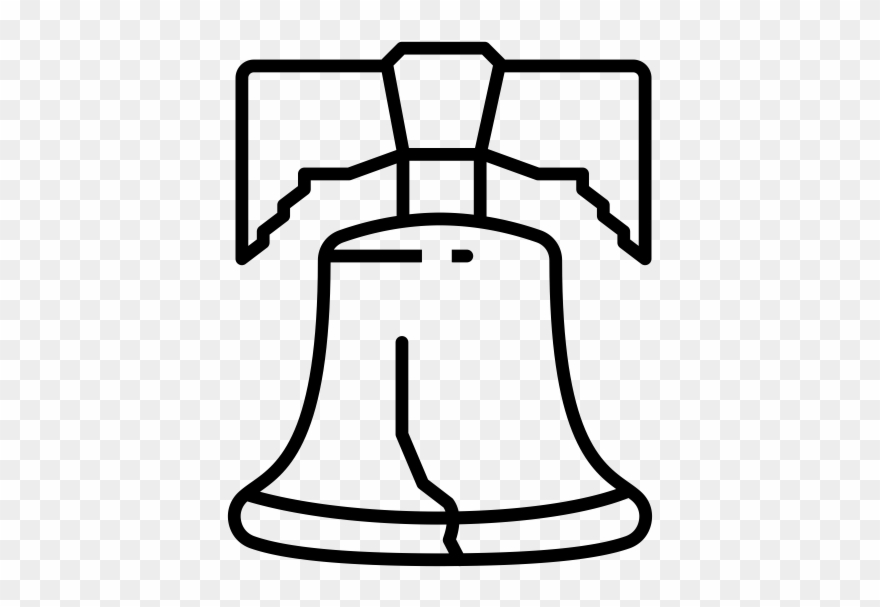 Liberty Bell Rubber Stamp - Liberty Bell Clipart