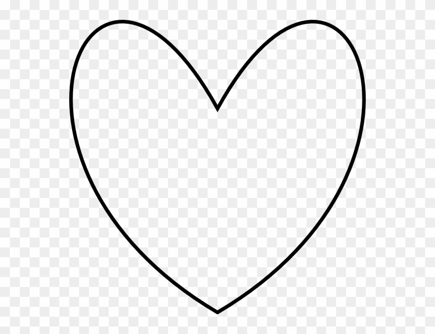 Download Bold Heart Outline Svg Clipart 54992 Free - Png Download