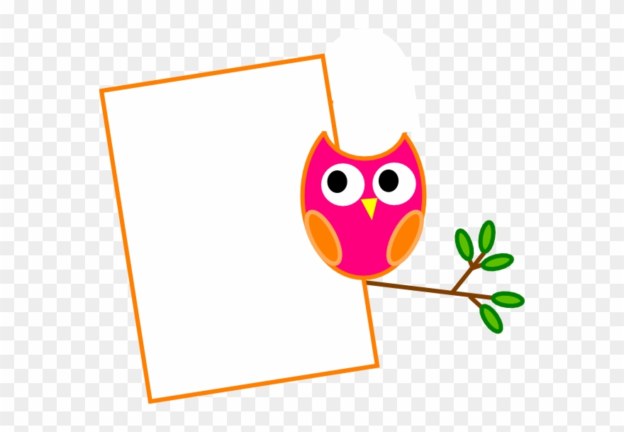 Orange Owl 2 Clip Art At Clker Com Vector Clip Art - Clip Art - Png Download