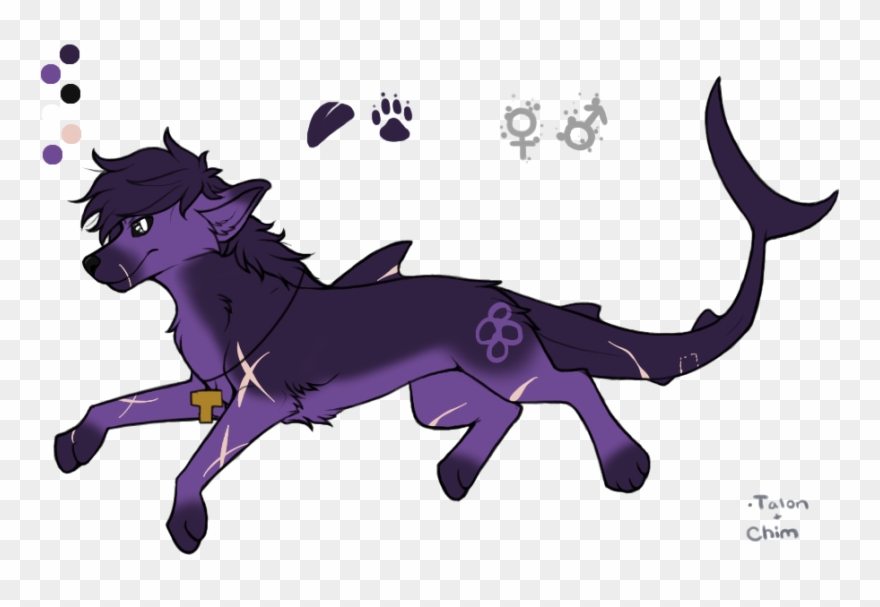 Picture - Shark Dog Lineart Clipart