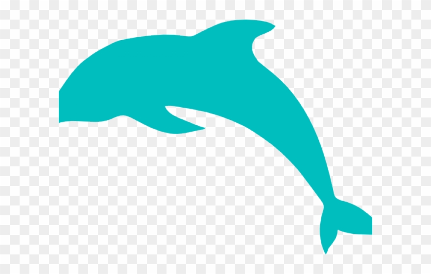 Dolphin Clipart Blue Dolphin - Jumping Dolphin Clip Art - Png Download