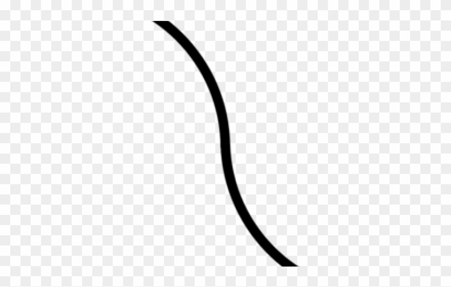 Line Clipart Curved - Curve - Png Download