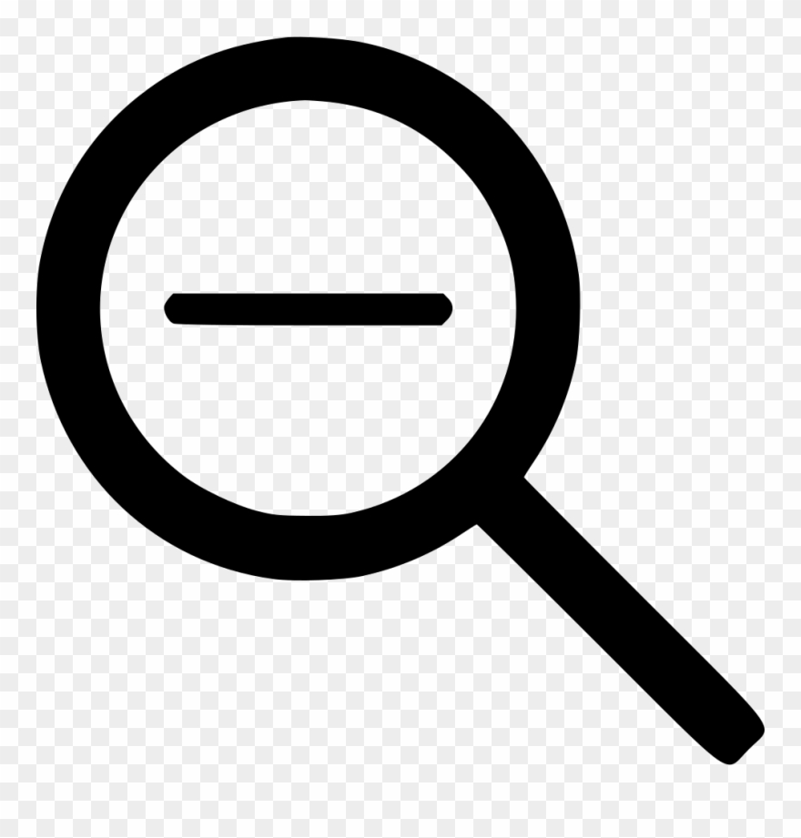 Zoom Out Magnifier Magnifying Glass Editor Comments - Scalable Vector Graphics Clipart