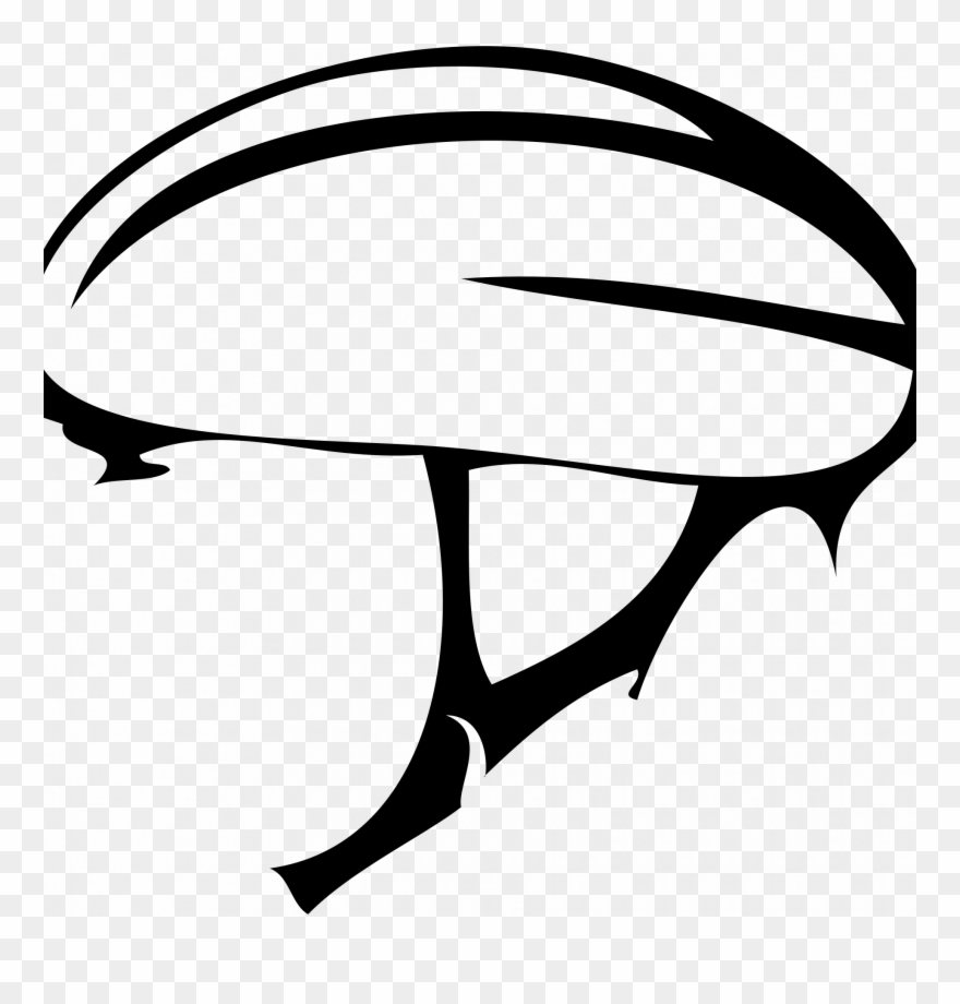 Bike Helmet Coloring Page Bike Helmet Coloring Page - Clip Art Bike Helmet - Png Download