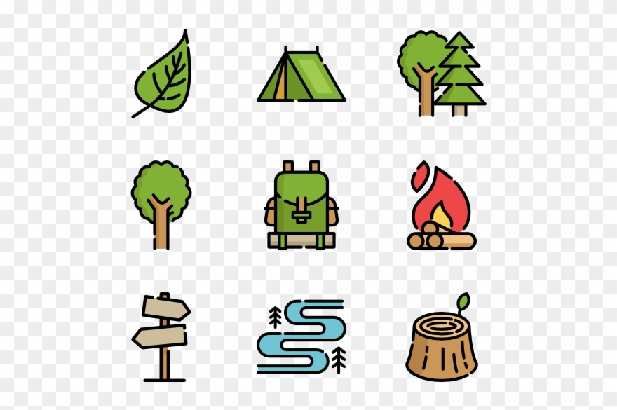 Forest Svg Vector Art - Icon Clipart
