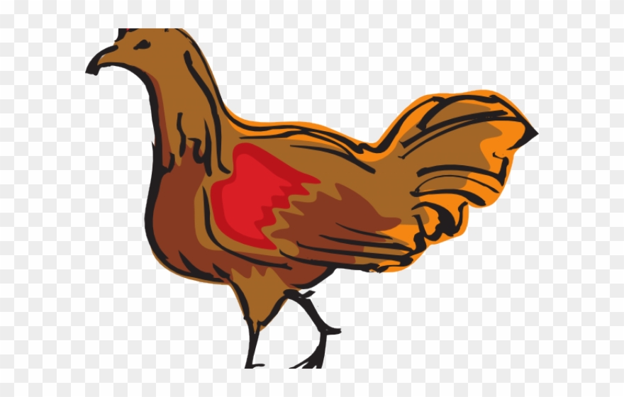 Chicken Clipart Walking - Ayam Animasi Png Transparent Png