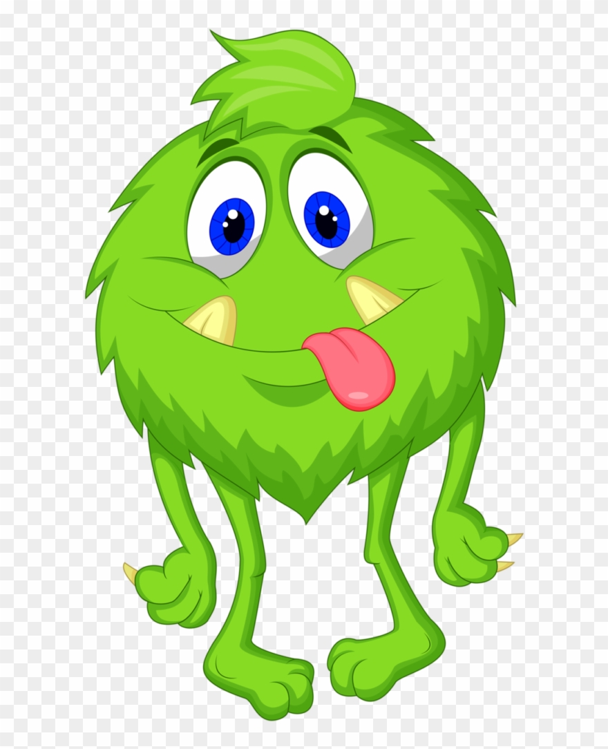Фото, Автор Soloveika На Яндекс - Green Cartoon Monster Clipart